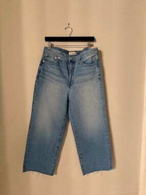Madewell Perfect Vintage Wide-Leg Crop Jeans | Petite | Size 31P